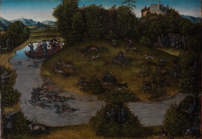 The Stag Hunt of the Elector Frederic the Wise by Lucas Cranach the Elder